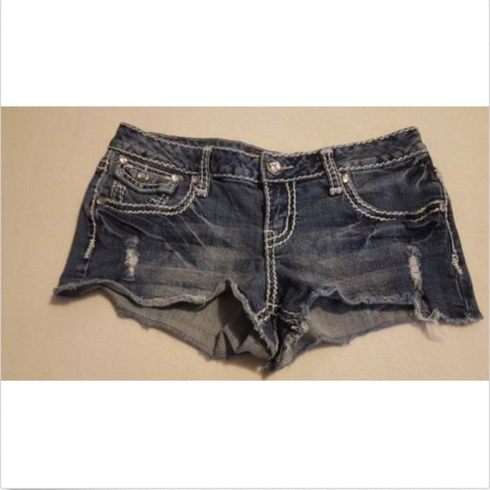 ZD Women/Teen Mini Short Shorts Size 9 Bling